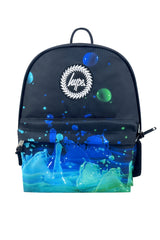 Hype Black 3D Droplets boys' backpack — bold design for school in UAE