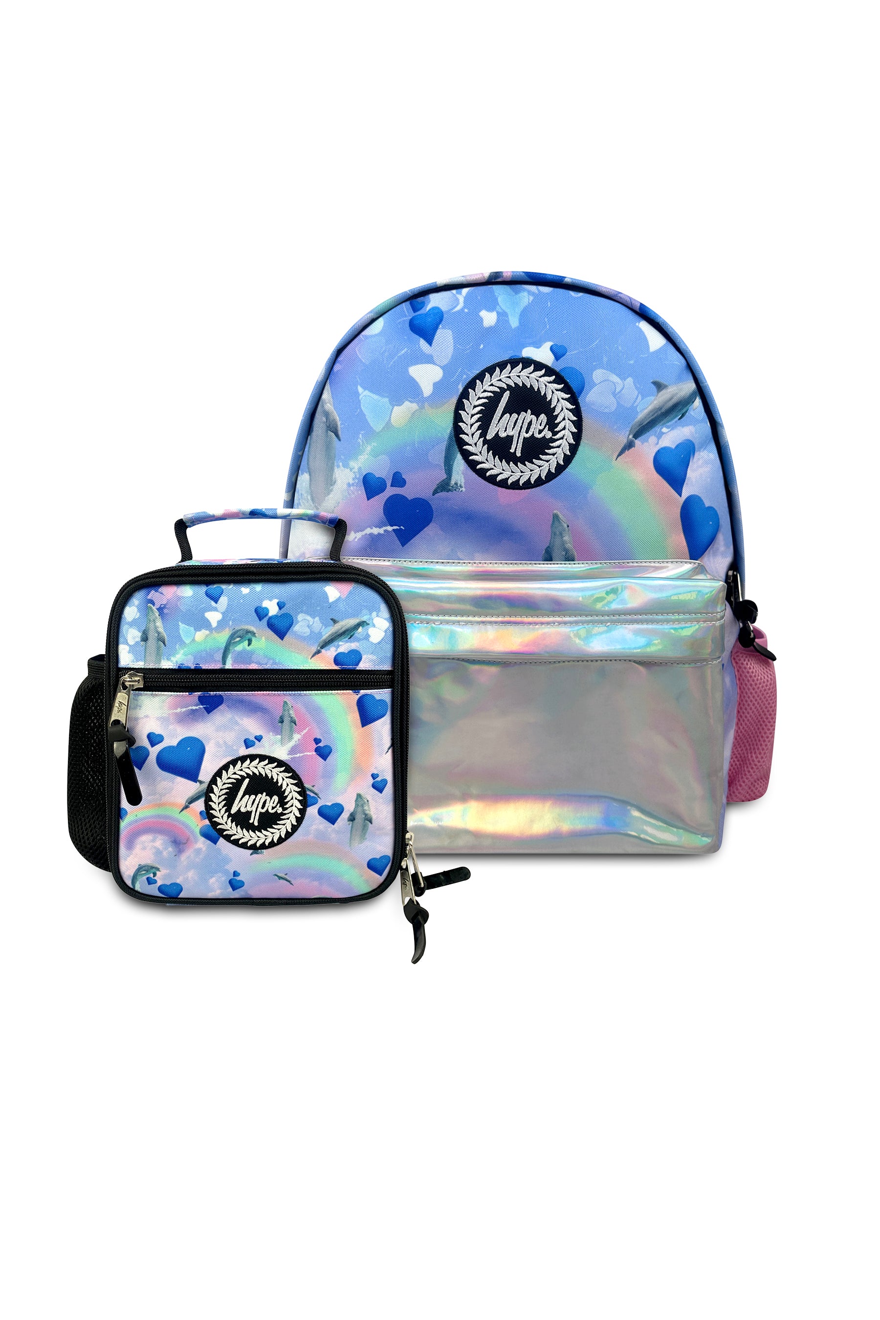2-in-1 School Set - Rainbow Dolphin