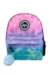 Backpack with a gradient design and HYPE logo, stylish school bags for kids
