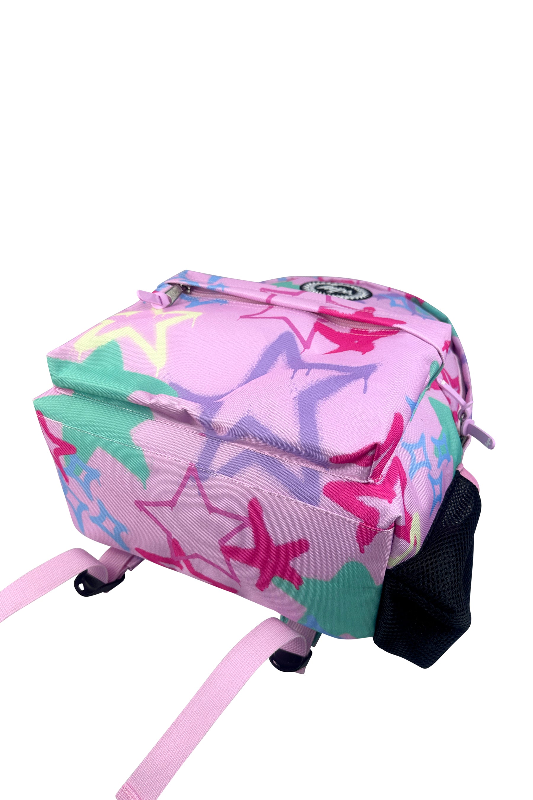 Iconic Backpack - Pink Graffiti Stars