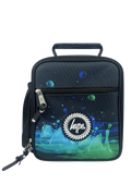 Lunch Bag Insulated Black 3D Droplets