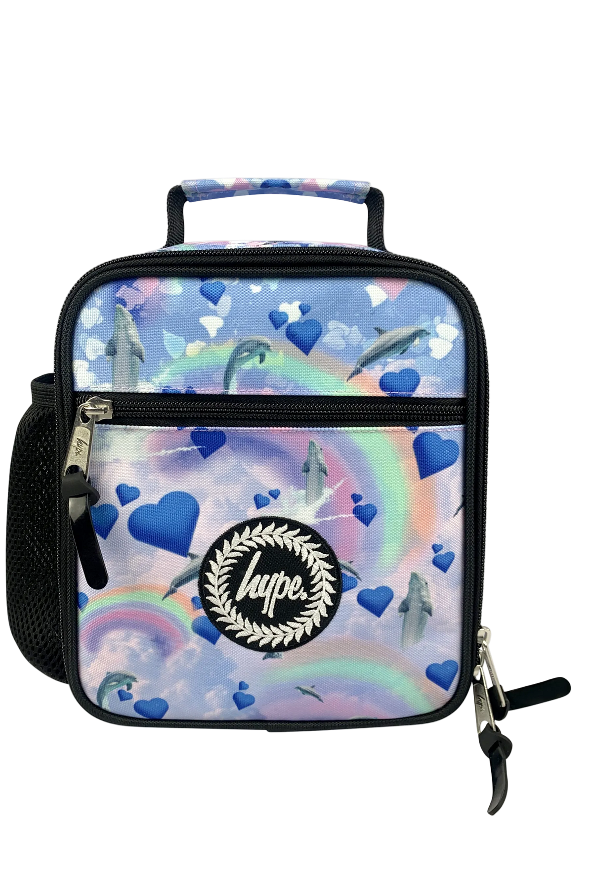 Lunch Bag Insulated Rainbow Dolphins