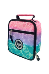 Hype Pastel Pool insulated lunch bag front view — vibrant print and durable build