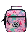 Lunch Bag Insulated Pink Graffiti Stars