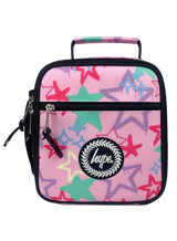 Lunch Bag Insulated Pink Graffiti Stars