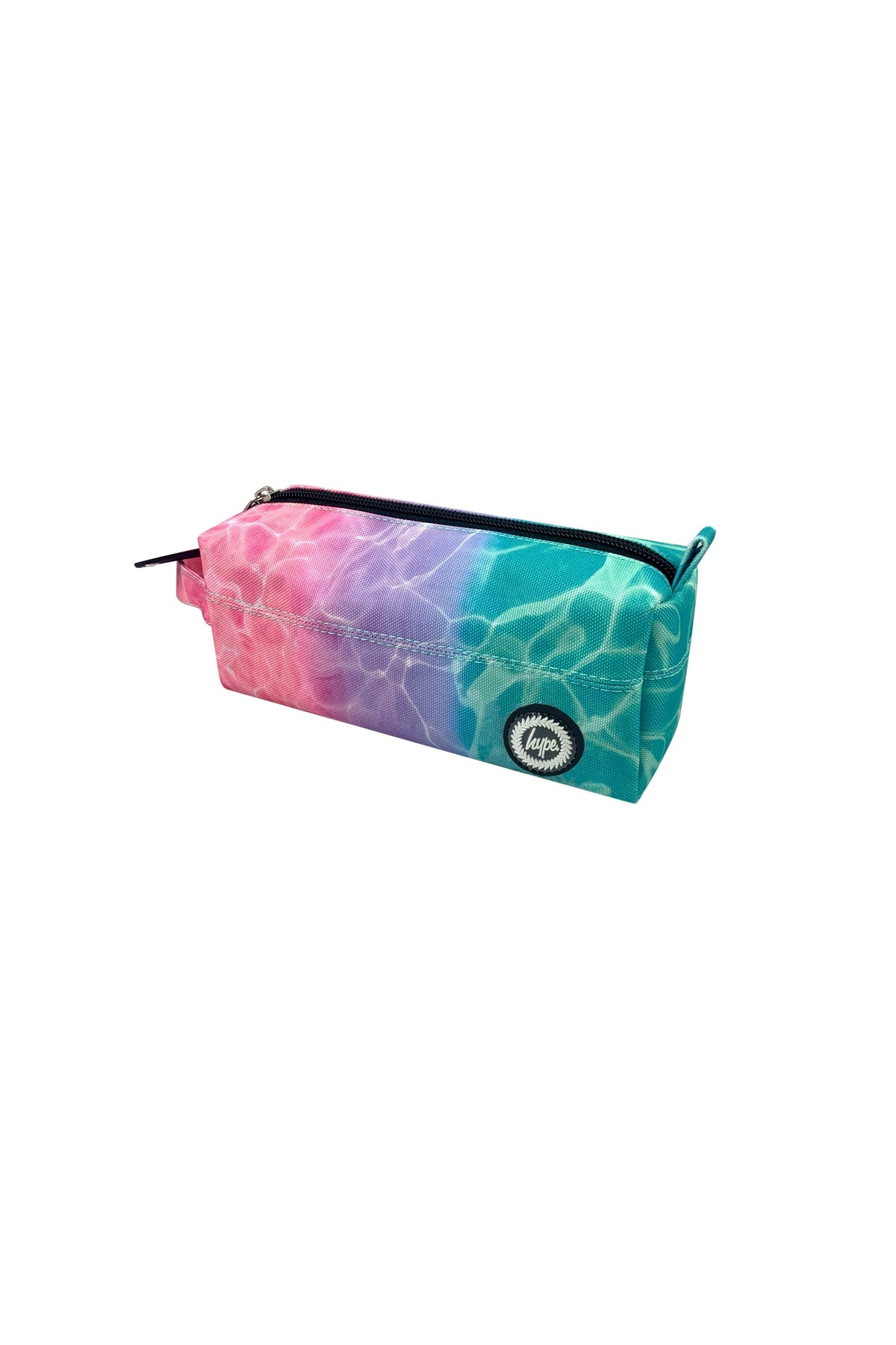 Hype Pastel Pool pencil case front view — vibrant print and durable build