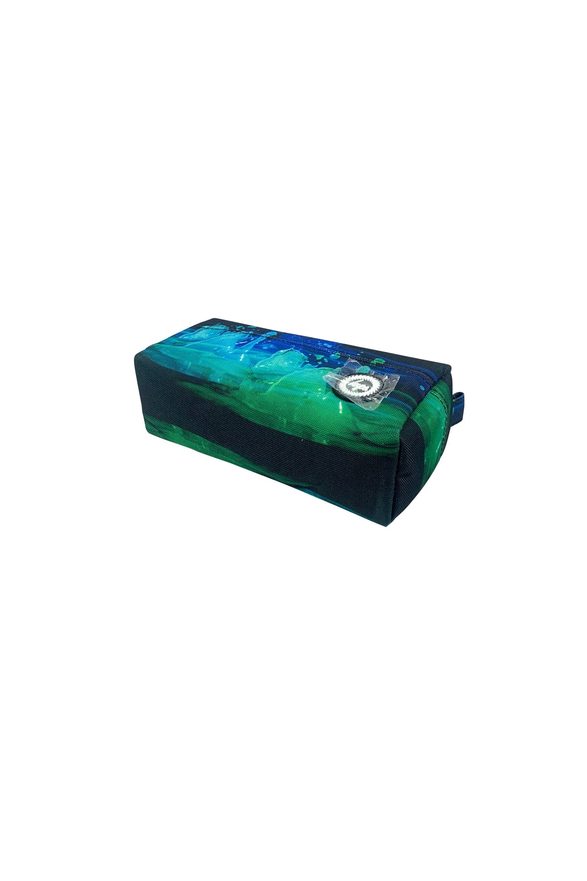 Hype Black 3D Droplets pencil case lifestyle shot — school-ready and on-trend