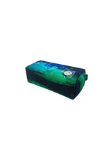 Hype Black 3D Droplets pencil case lifestyle shot — school-ready and on-trend