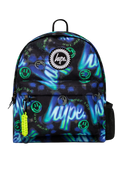 Backpack Iconic Blue & Green Electric Smile