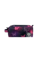 Pencil Case Classic Pink & Purple Glow Butterfly