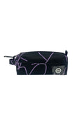 Pencil Case Classic Purple Glitter Scribble Heart
