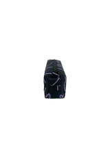 Hype Purple Glitter Scribble Heart pencil case open — spacious interior for school stationery