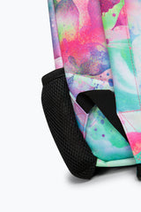 Hype Fairy Forest backpack — colour and design detail from above