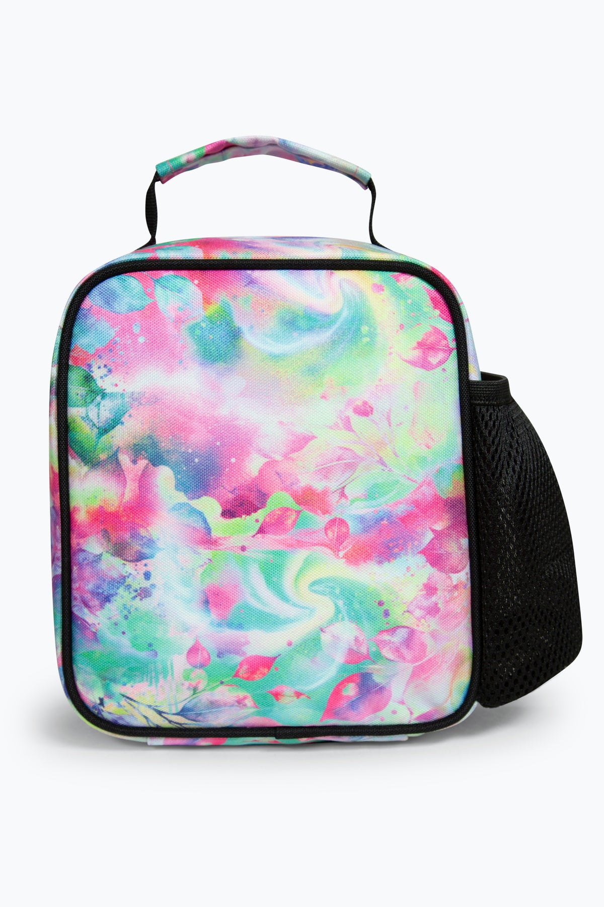 Hype Fairy Forest insulated lunch bag — close-up of logo and design details
