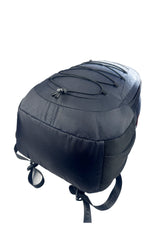 Hype Black & White Speckle Fade backpack — dimensions and size reference for school use
