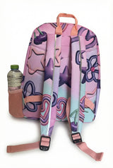 Hype Pastel Toy Chest backpack interior — main compartment and front pocket detail