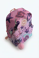Hype Pastel Toy Chest backpack worn by teen — ideal school bag UAE