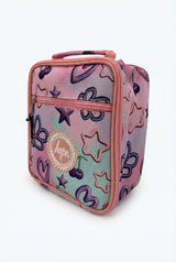 Hype Pastel Toy Chest insulated lunch bag front view — vibrant print and durable build