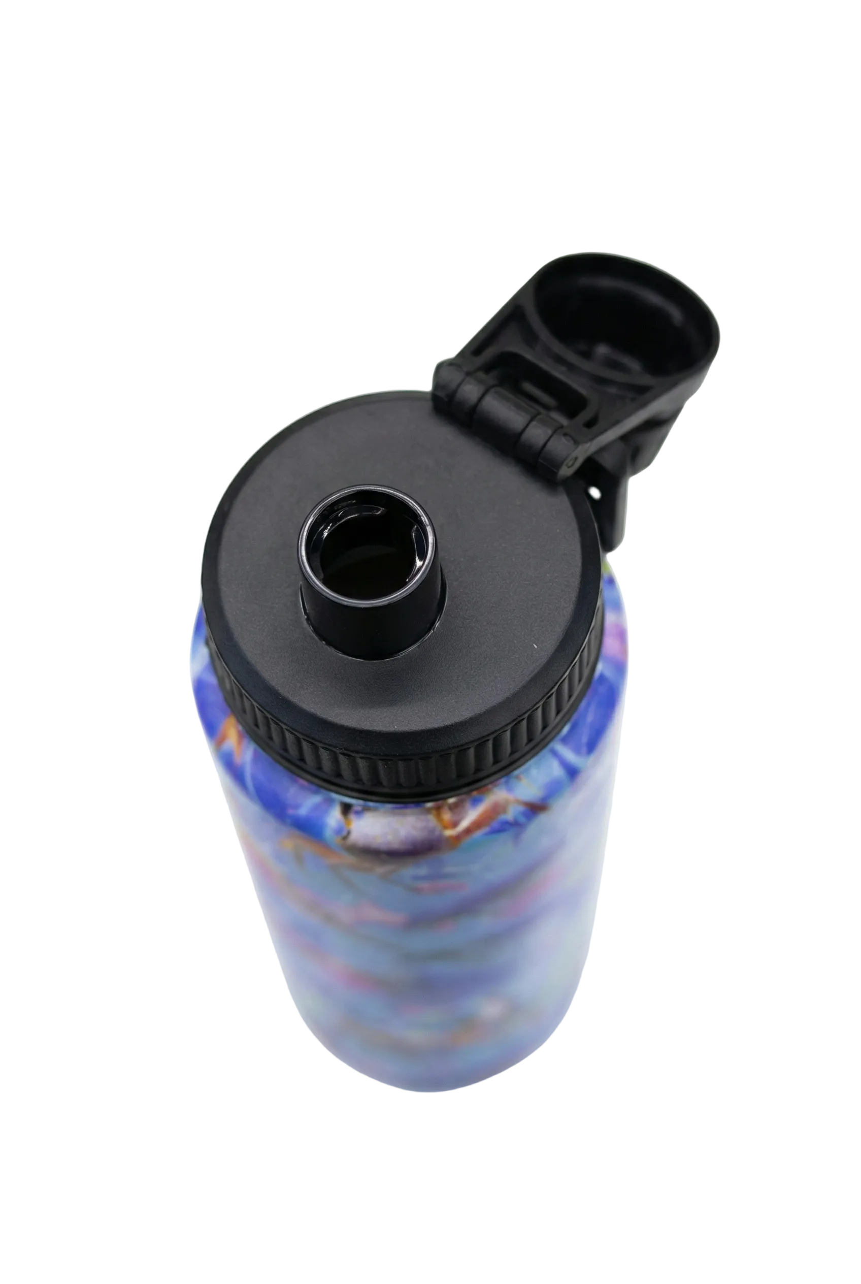 Hype Sea Life 600ml insulated bottle — stainless steel cap detail