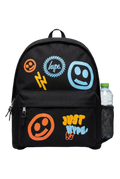 BLACK SMILEY ICON ICONIC BACKPACK