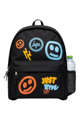 BLACK SMILEY ICON ICONIC BACKPACK