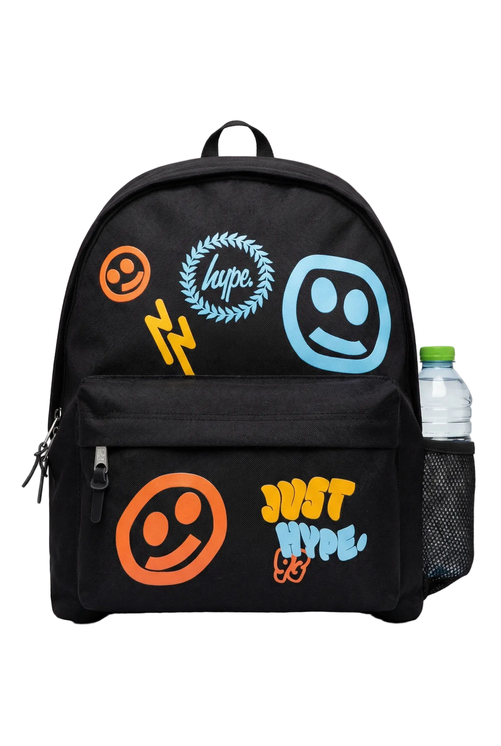 BLACK SMILEY ICON ICONIC BACKPACK