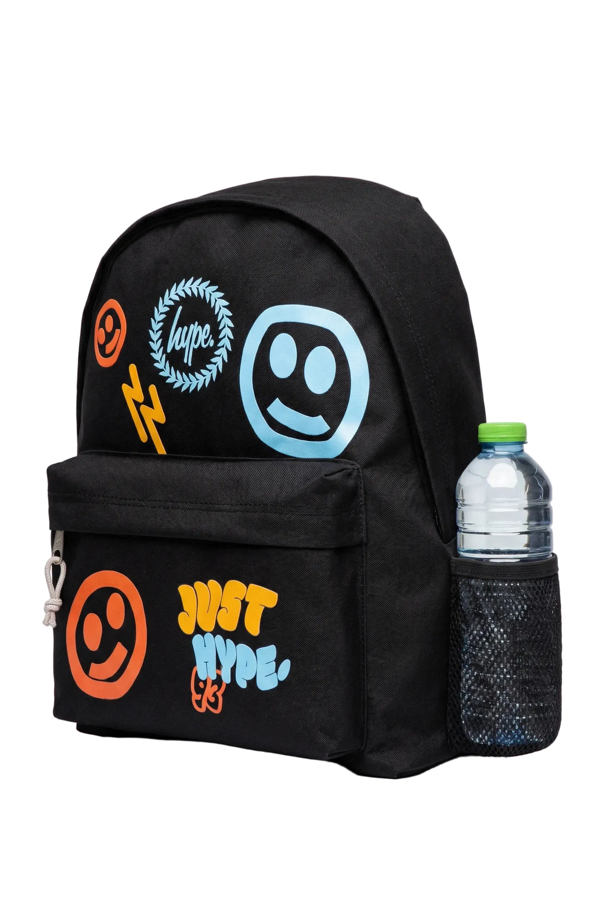 BLACK SMILEY ICON ICONIC BACKPACK