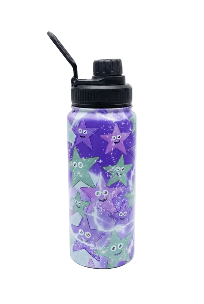 Lunch Ready Set of 2 Purple & Green Starfish