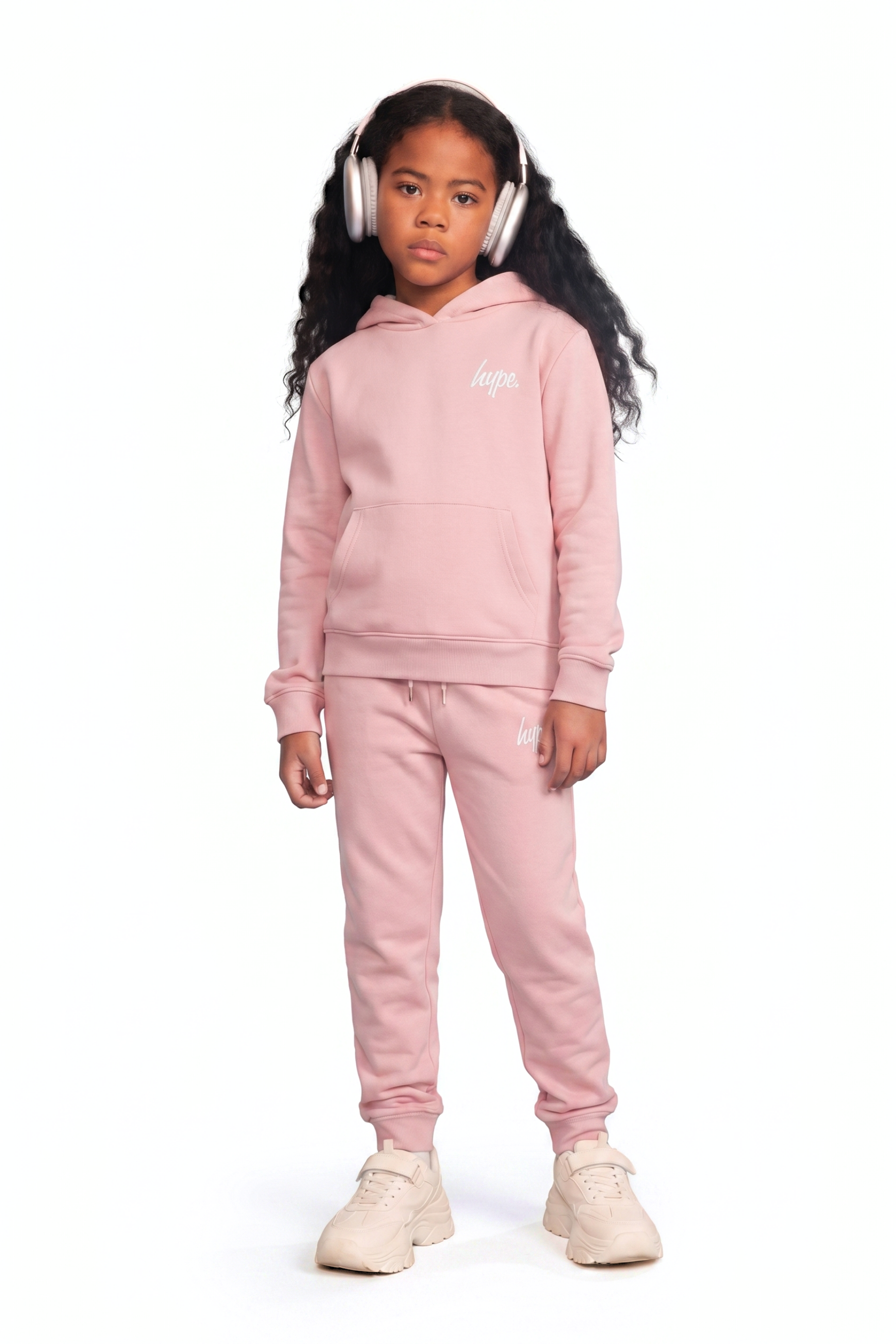 Hype Girls Pink Incept Hoodie — girls' teen streetwear UAE