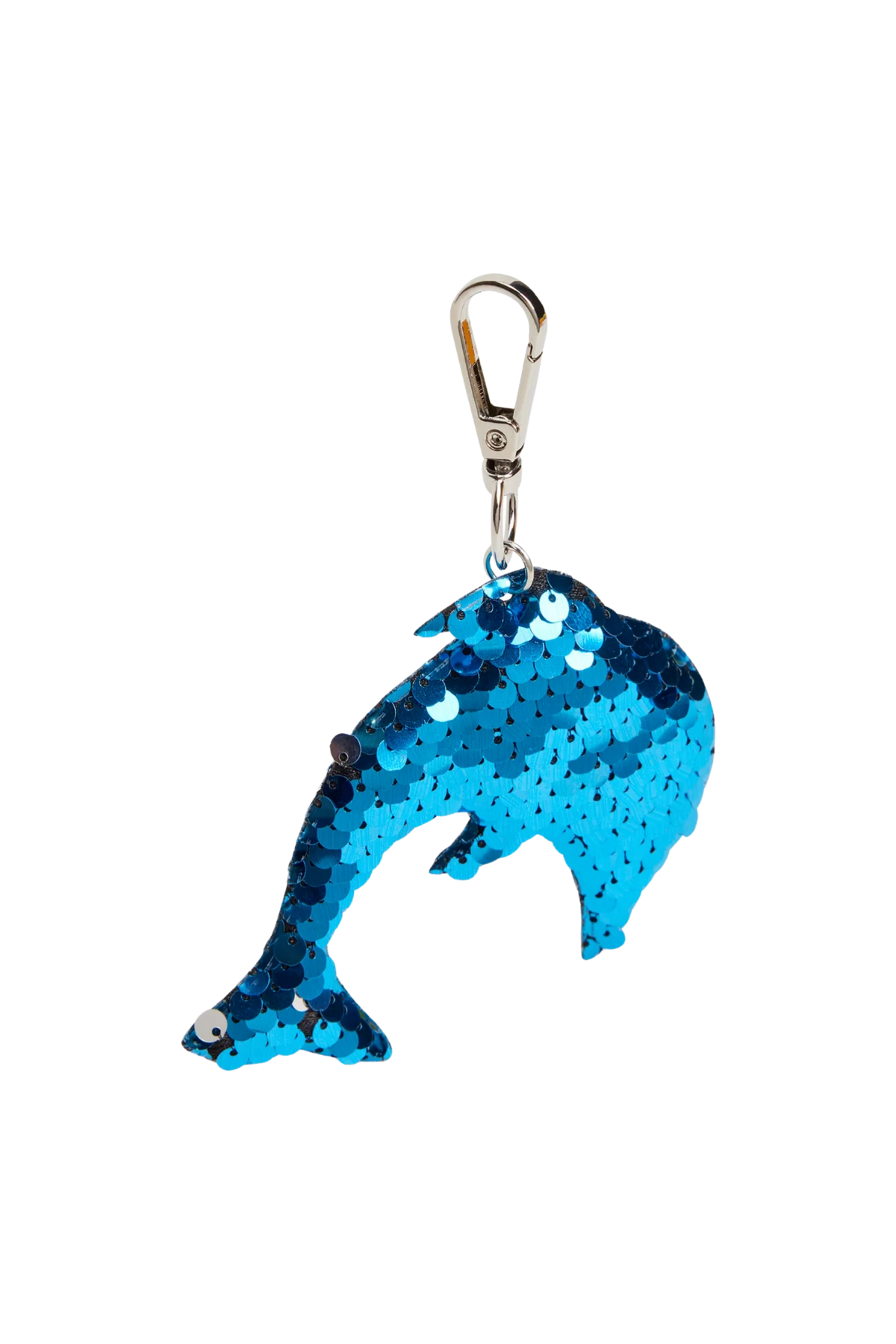 Charm Blue Dolphin Sequin