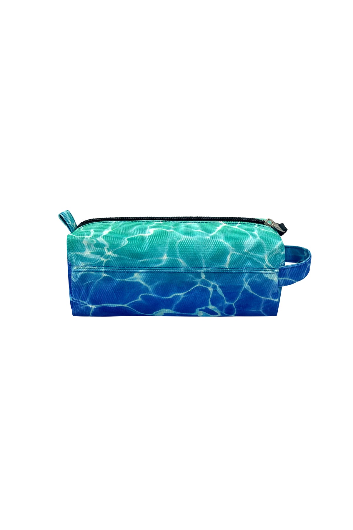 Hype Pool Fade pencil case — close-up of logo and design details